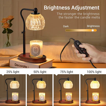 Height Adjustable Candle Warmer Lamp Fitting Standard Jar Candle