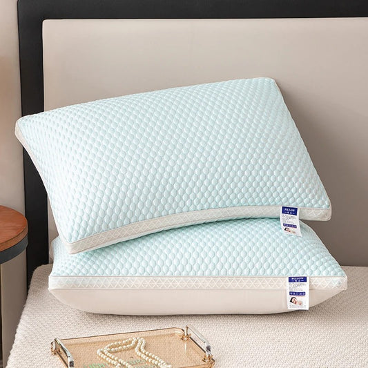 Cooling Pillow for Hot Sleepers – Premium Ice Silk Fiber Fill | Better Sleep