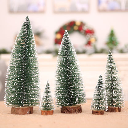 Christmas pine tree ornaments size comparison 10cm to 30cm