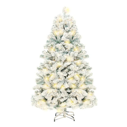 Full view of Christmas tree with stand base