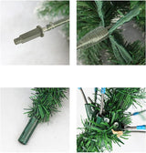 Christmas tree hinged branches assembly view