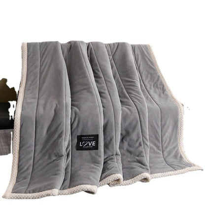 Coral fleece blanket available in six colors