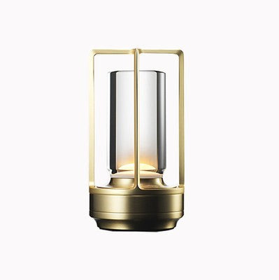 Waterproof cordless lamp used outdoors