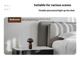 Creative mushroom lamp multiple beech and walnut styles comparison
