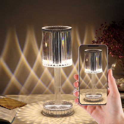 Crystal Table Lamp Hotel Decoration Diamond Romantic Warm Led For Home Decor Romantic Gift Night Light