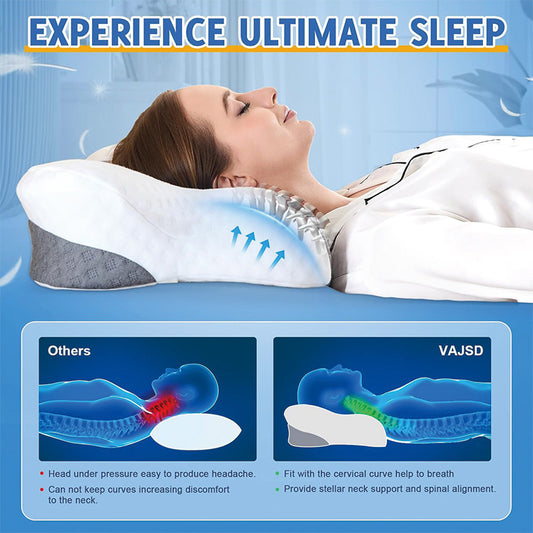 Breathable Cervical Pillow – Ergonomic Neck & Shoulder Pain Relief