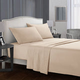 Deep pocket bed sheet set dark blue color option bedroom
