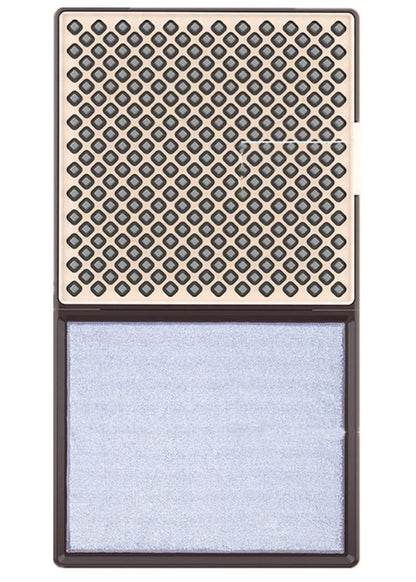 Disinfecting shoe sole cleaning mat lifestyle shot at front door entrance