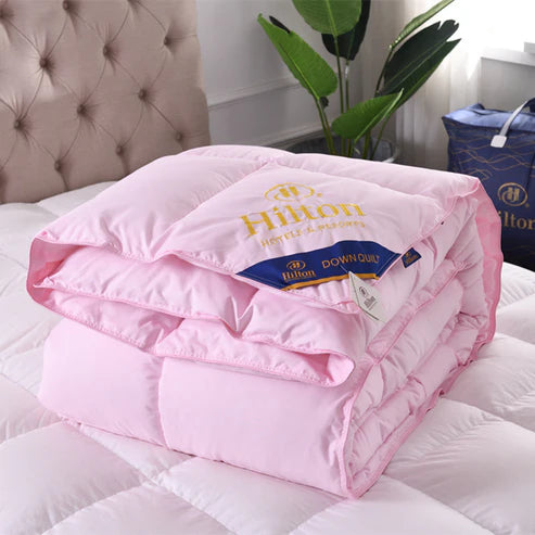 Down alternative comforter gray bedroom lifestyle queen size
