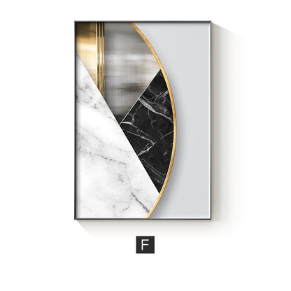 Abstract Geometric Canvas Painting Picture Without Frame Home Decor Wall Poster