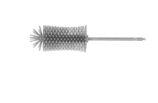 Electric cleaning brush scrubber handle body close up