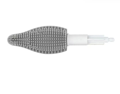 Electric cleaning brush scrubber cone shaped brush head