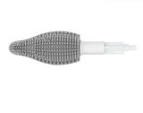 Electric cleaning brush scrubber cone shaped brush head