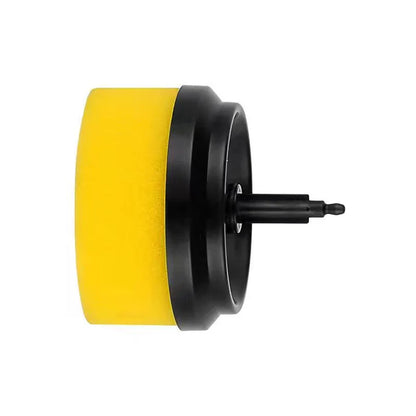 Electric cleaning brush scrubber yellow round brush head