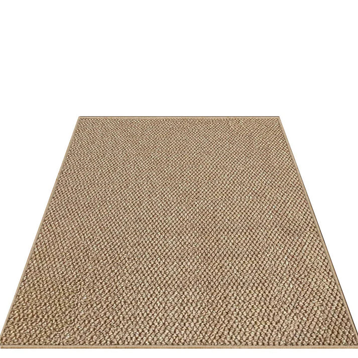 Pineapple pattern entrance floor mat placed at home entryway door in lifestyle setting