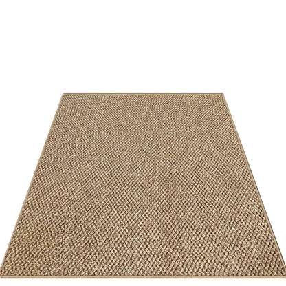 Pineapple pattern entrance floor mat placed at home entryway door in lifestyle setting