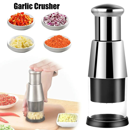 Garlic Crusher Onion Chopper Multiplier Vegetables Chopper Manual Garlic Press Machine Garlic Squeezer Kitchen Gadget