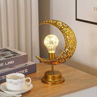 LED Modeling Lamp Creative Personality Iron Moon