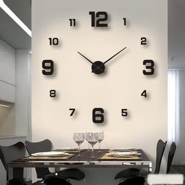 Acrylic Mute Large DIY Wall Clock