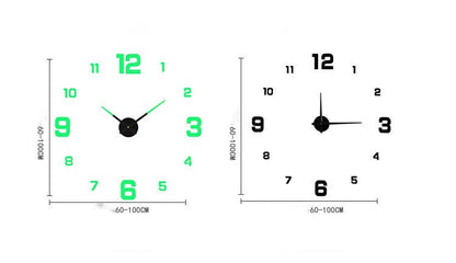 Acrylic Mute Large DIY Wall Clock