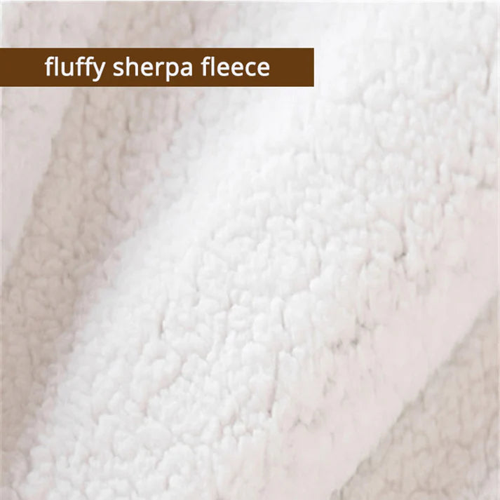 Fleece plush throw blanket soft texture close up