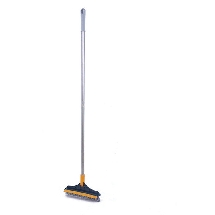 Full length view of floor gap cleaning brush with handle