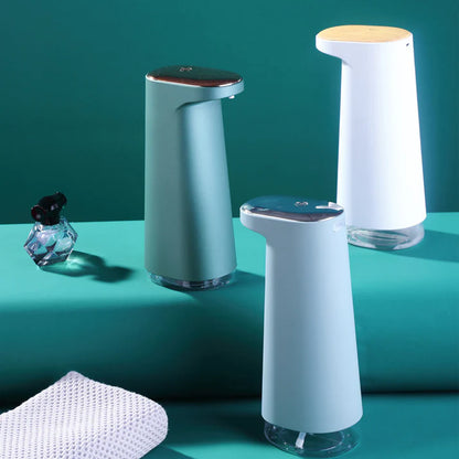 USB rechargeable foam dispenser with charging port