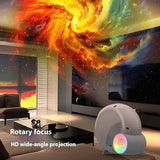 Galaxy projector fire atmosphere effect bedroom projection