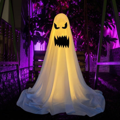Floor demon ghost Halloween decoration large size purple night outdoor