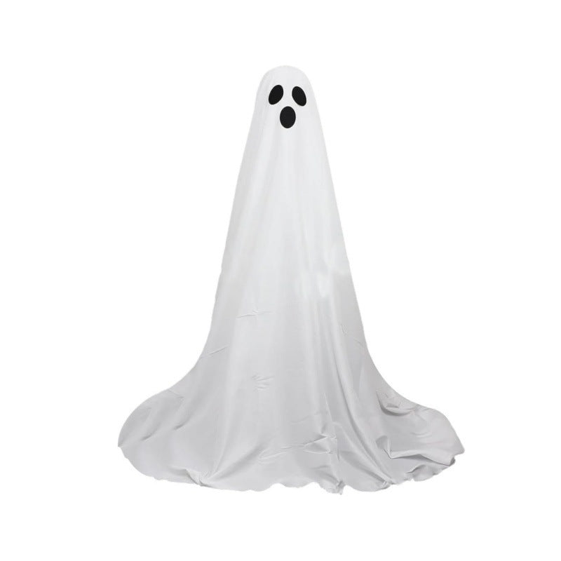 White cloth ghost Halloween decoration plain full view product shot
