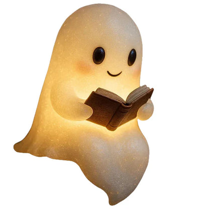 Ghost night light resin material size reference 9 x 10 x 9cm bedside lamp