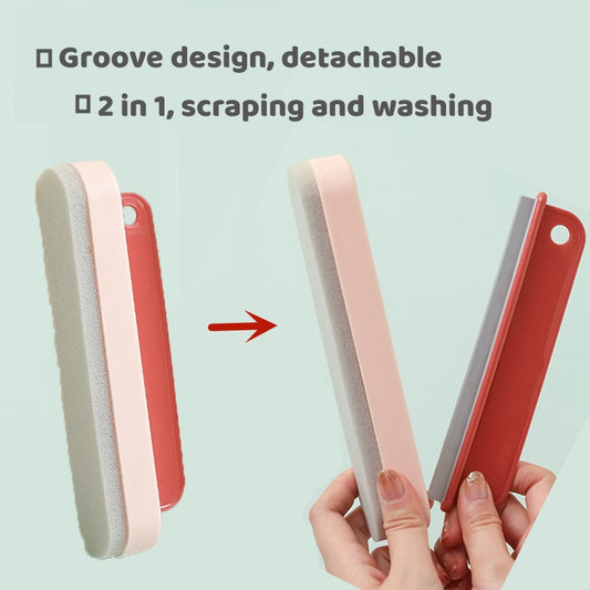 Glass wiper scraper available in pink, green, coffee