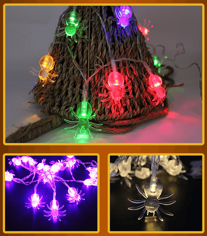 Halloween pumpkin lights outdoor display setting