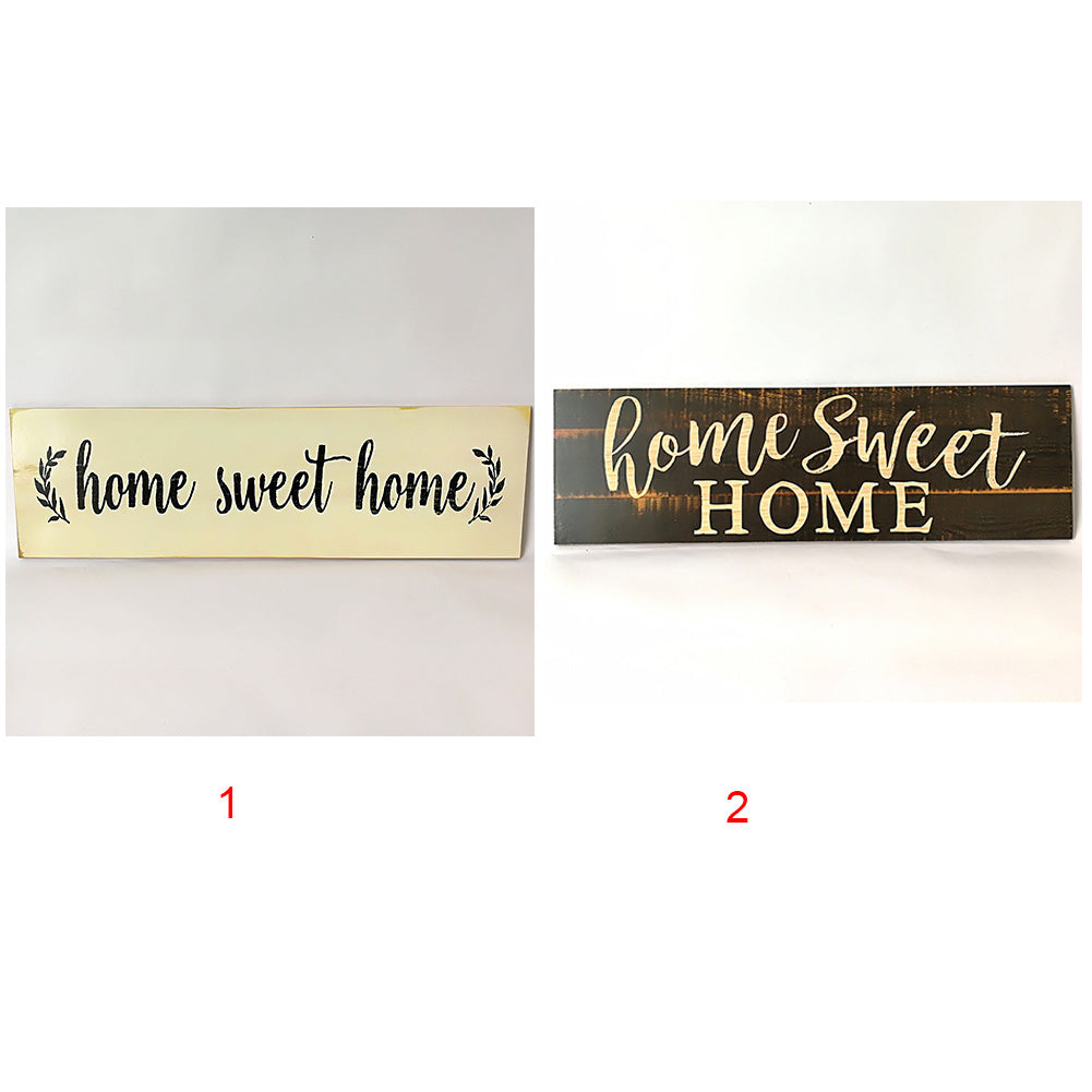 Home sweet home wooden wall sign size reference 40cm home decor