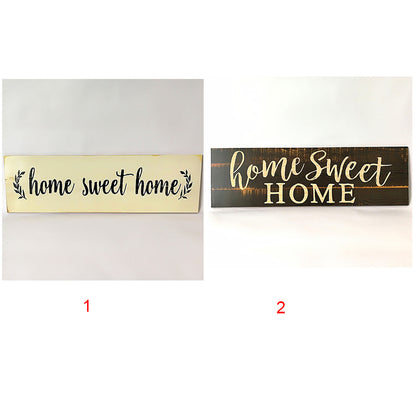 Home sweet home wooden wall sign size reference 40cm home decor