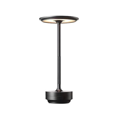 I shape cordless table lamp in black metallic finish