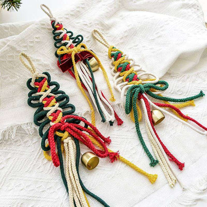 Jute twine bow ornament in multiple color options