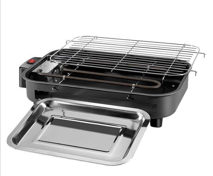 Korean electric grill non smoking BBQ oven with carbon steel baking tray product view