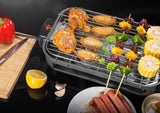 Korean electric grill non smoking BBQ oven grilling seafood display