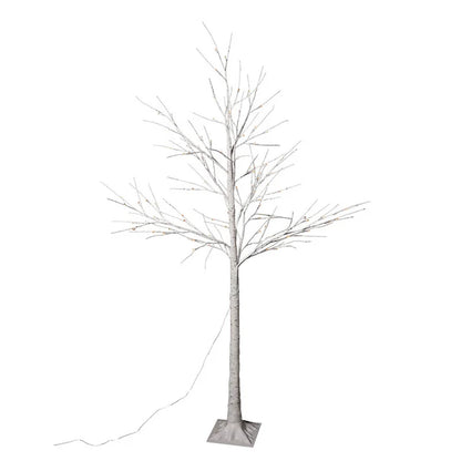 Bare branch detail of LED birch tree light design
