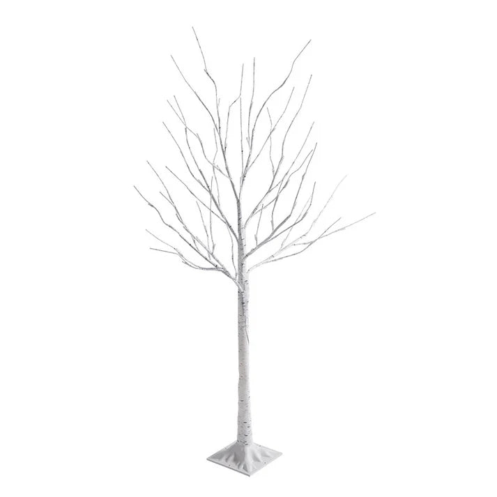 White branch style option for LED birch tree lights
