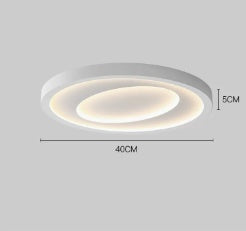 Nordic LED ceiling light covering a full study room up to 12 square meters with even output
