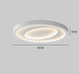 Nordic LED ceiling light covering a full study room up to 12 square meters with even output
