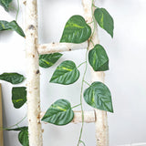  LED green leaf copper wire string lights for indoor room and home decoration