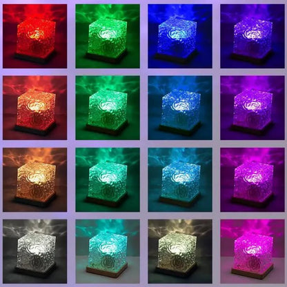 Living room party mood light setting showing blue and purple color options
