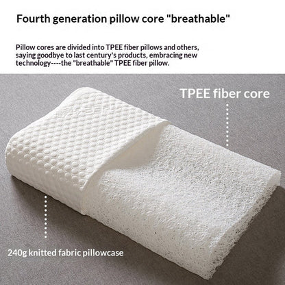 Machine washable loaf shape pillow close up texture