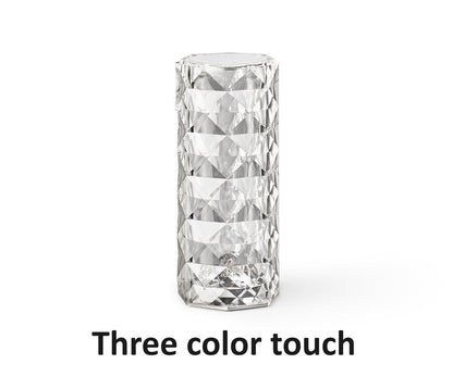 Nordic Crystal USB Table Lamps - Diamond Night Light