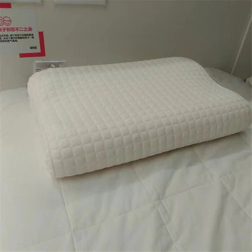Memory foam pillow neck support side view