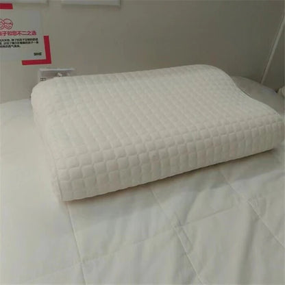 Memory foam pillow neck support side view