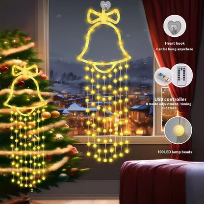 Multicolor LED net shape Christmas lights for window and indoor holiday decoration